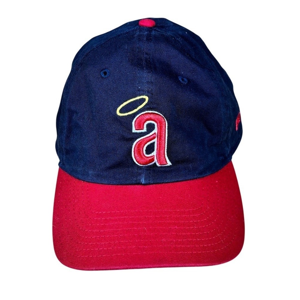 New Era Anaheim/California Angels‎ Hat Unisex One Size Blue Strapback MLB